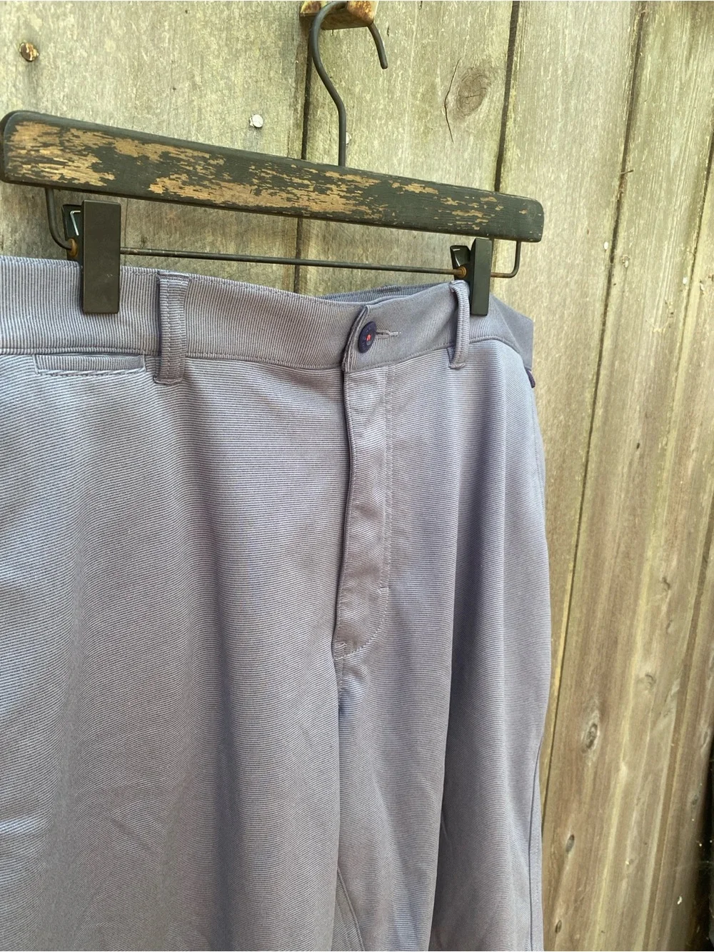 Halsey Sport Breakwater Golf Shorts Blue Stripe Size 36